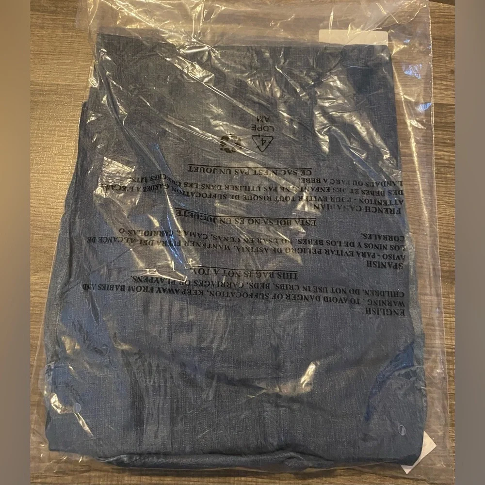 Cloth and Stone - NEW - Sutton Dress. Chambray Blue. Medium. - Picture 3 of 4